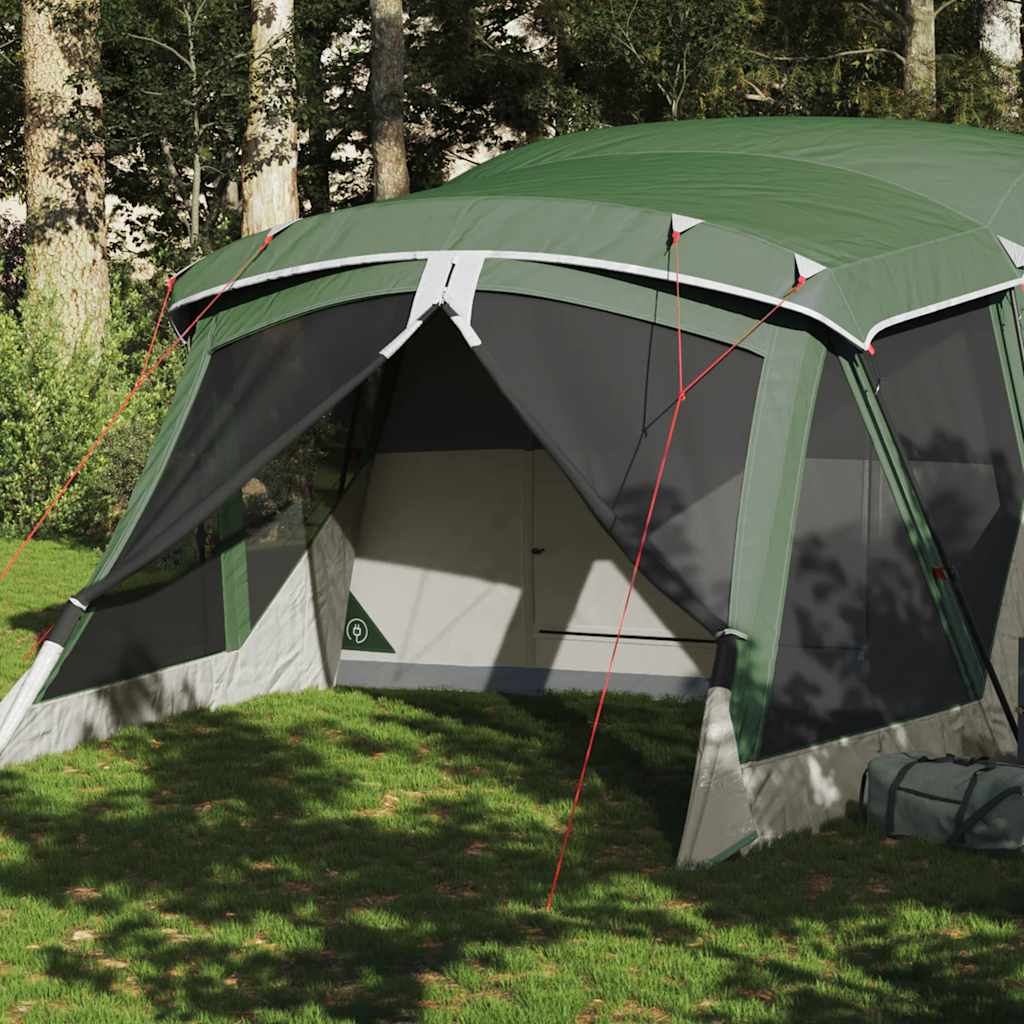 Camping Tent with Porch 4-Person Green Waterproof - Charlotte Dunes