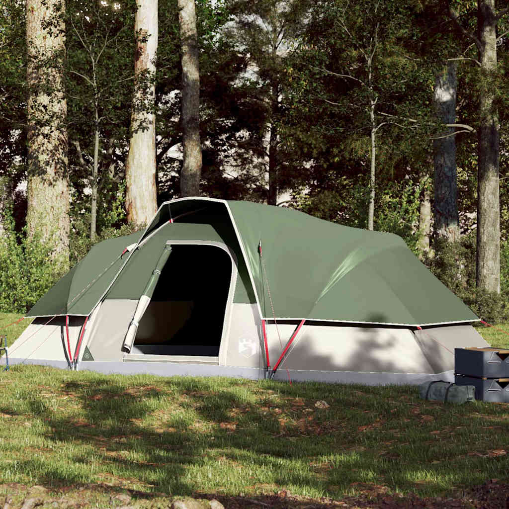 Family Tent Dome 9-Person Green Waterproof - Casper Homes