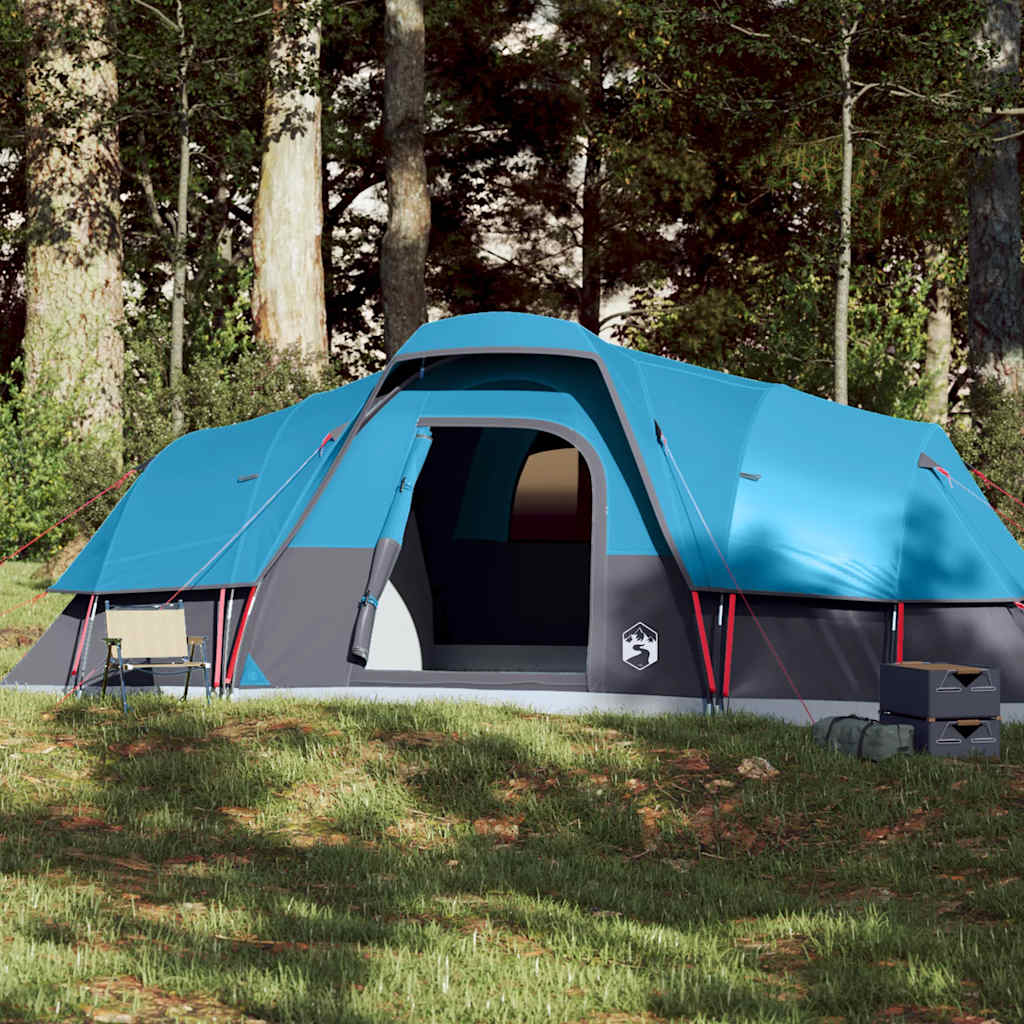 Family Tent Dome 11-Person Blue Waterproof - Tyrell & Tyrell