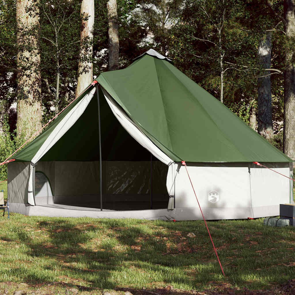 Family Tent Tipi 12-Person Green Waterproof - Tyrell & Tyrell