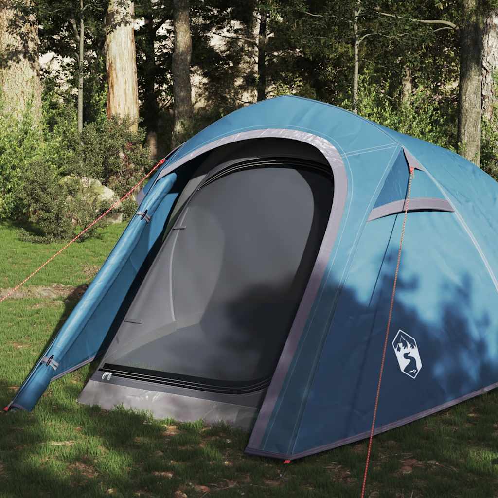 Camping Tent Tunnel 3-Person Blue Waterproof - Direct Imports