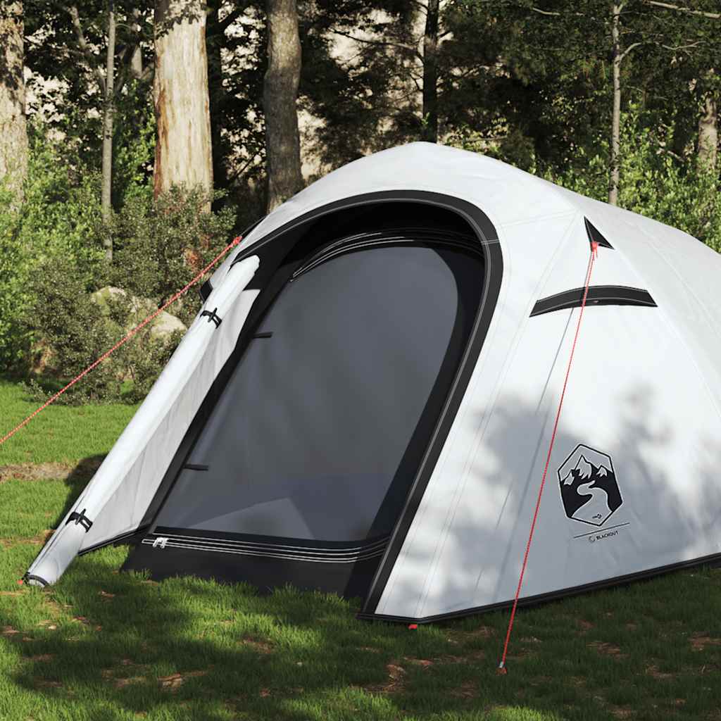 Camping Tent Tunnel 3-Person White Blackout Fabric Waterproof - Design Hut