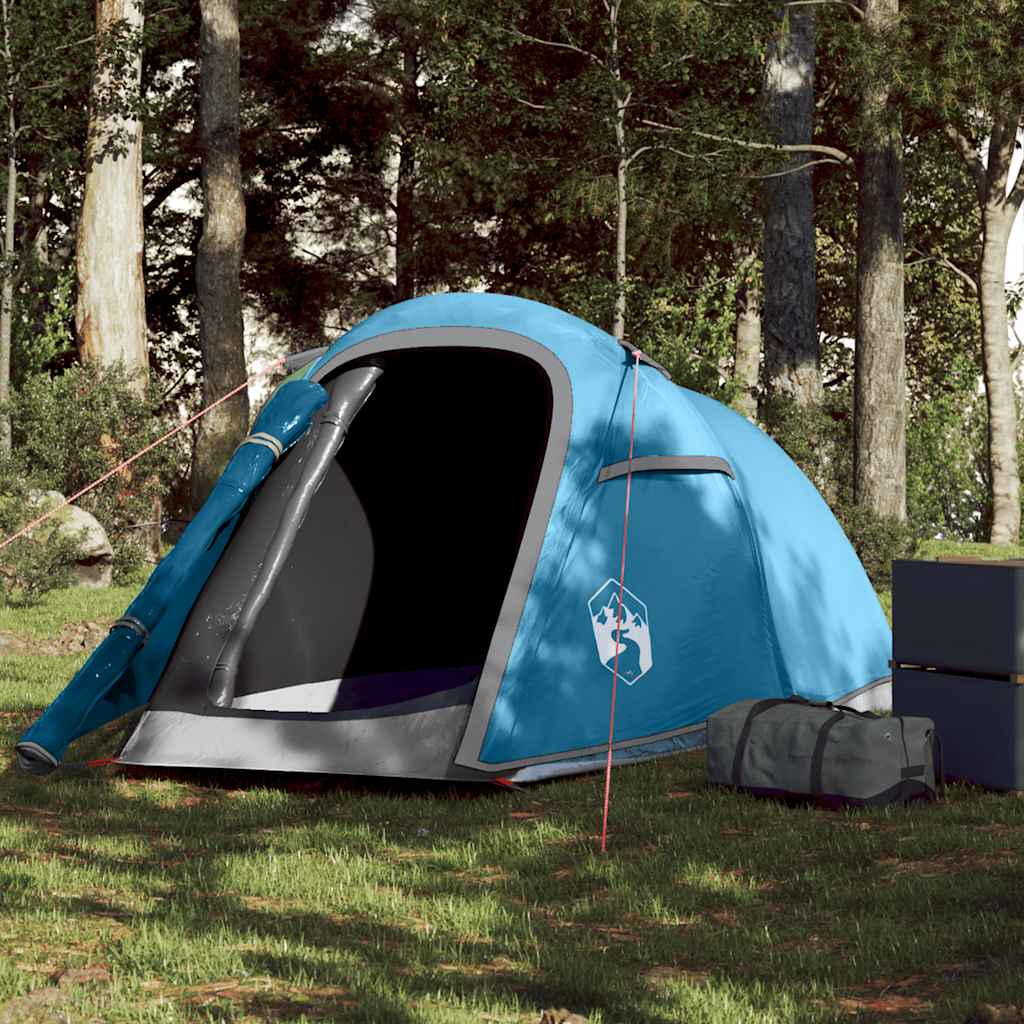 Camping Tent Tunnel 2-Person Blue Waterproof - Brittle & Co