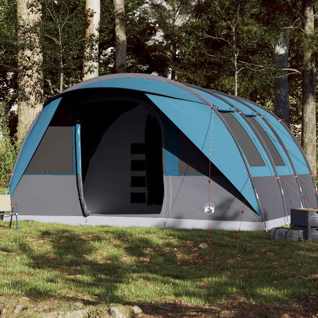 Family Tent Tunnel 7-Person Blue Waterproof - Millennium Furniture