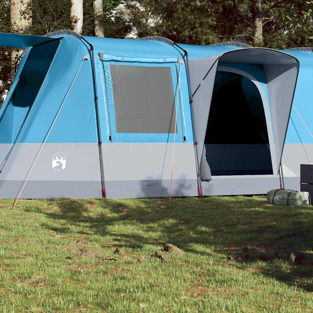Camping Tent Tunnel 4-Person Blue Waterproof - Style and Chic