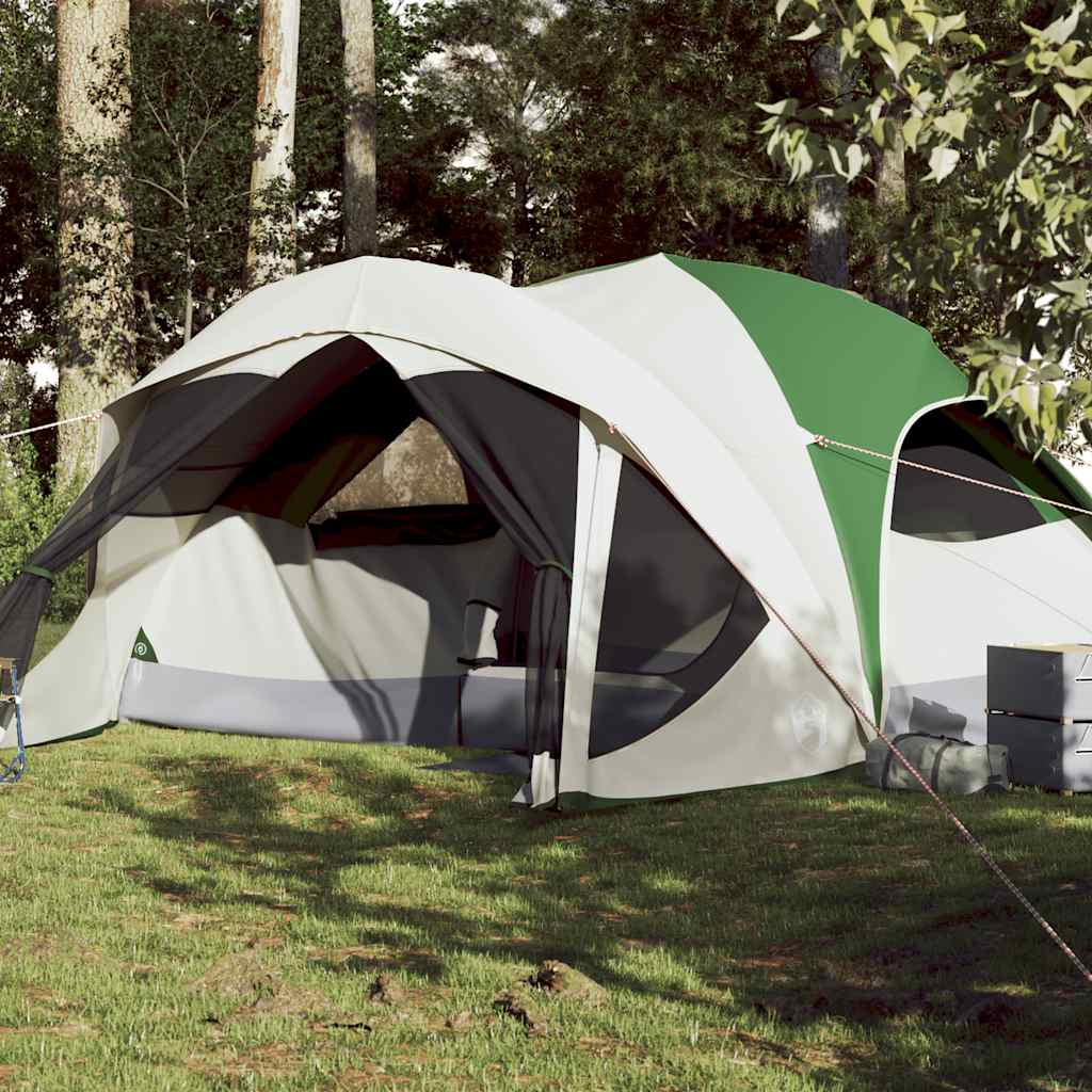 Family Tent Cabin 6-Person Green Waterproof - R and M Furniture