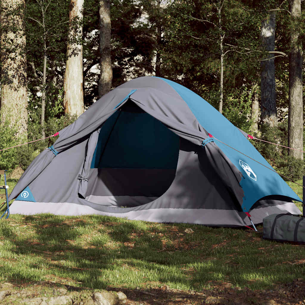 Camping Tent Dome 2-Person Blue Waterproof - Unbeatable Bargains