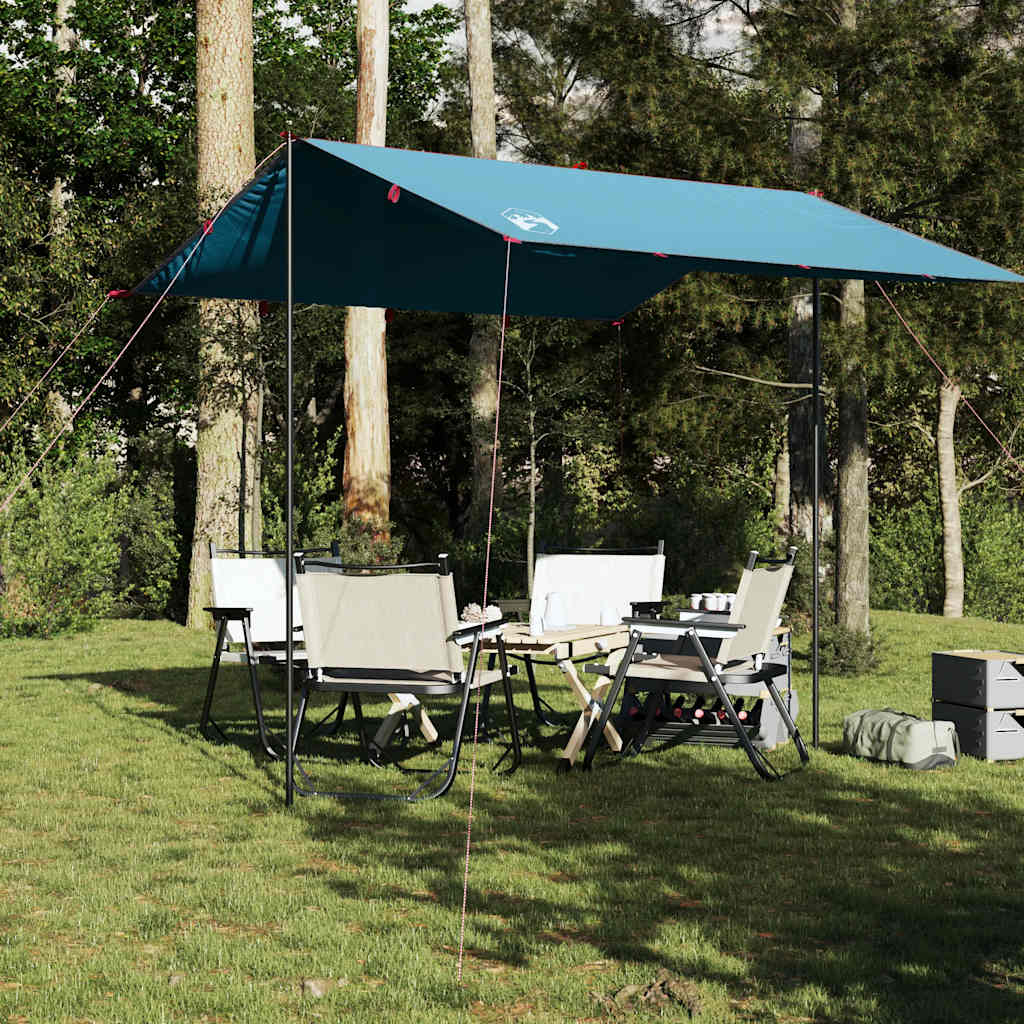 Camping Tarp Blue 300x294 cm Waterproof - vid-94653 - All Things Good