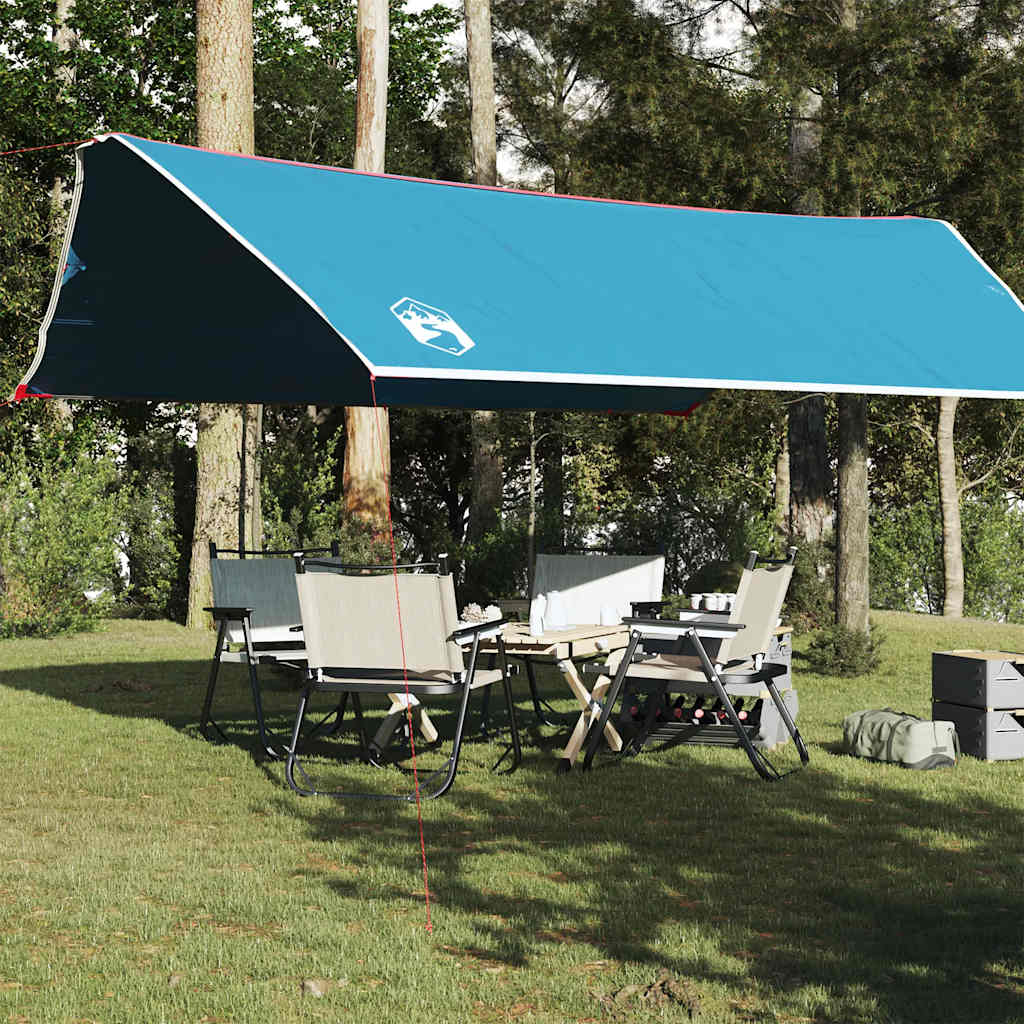 Camping Tarp Blue 500x294 cm Waterproof - vid-94671 - All Things Good
