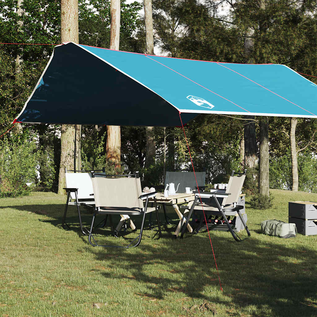 Camping Tarp Blue 420x440 cm Waterproof - vid-94677 - Casper Homes