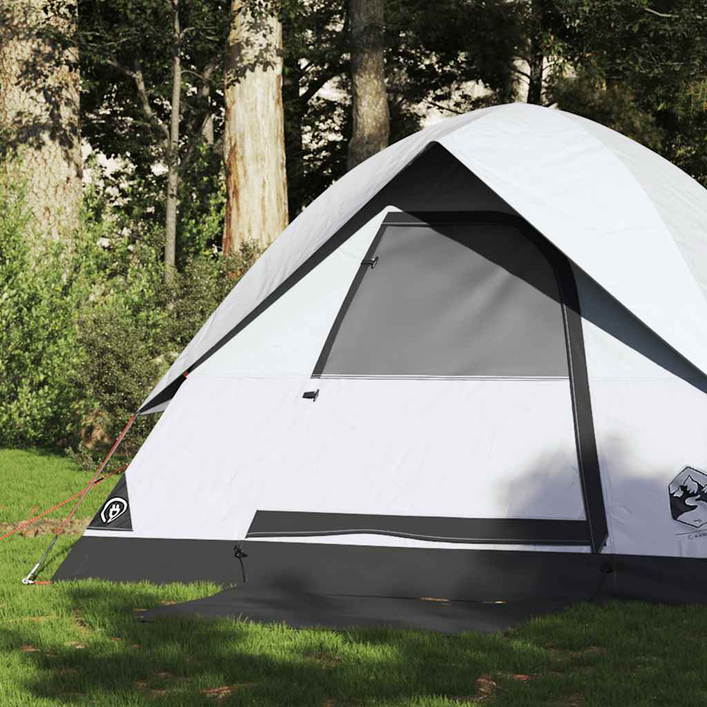 Camping Tent Dome 2-Person White Blackout Fabric Waterproof - vid-94694 - Charlotte Dunes