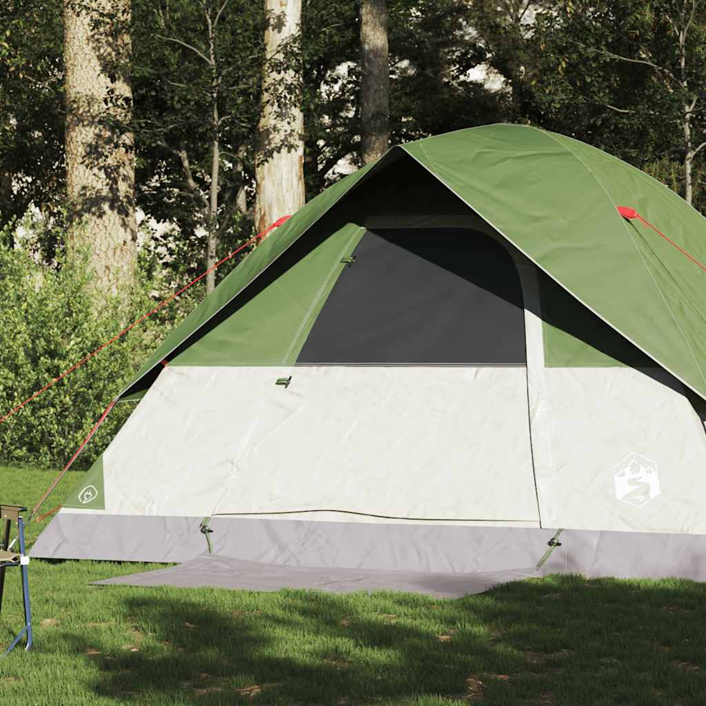 Family Tent Dome 6-Person Green Waterproof - vid-94703 - Charlotte Dunes