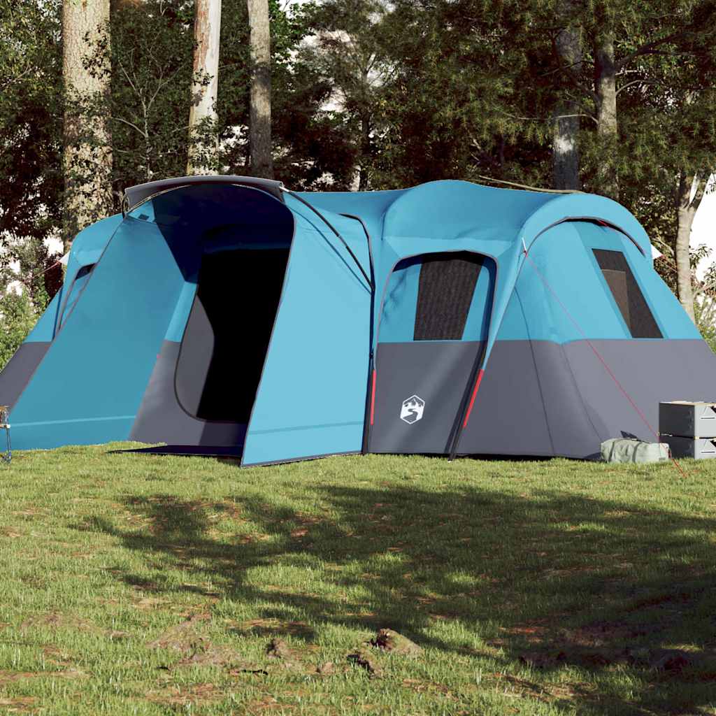 Family Tent Tunnel 16-Person Blue Waterproof - Casper Homes