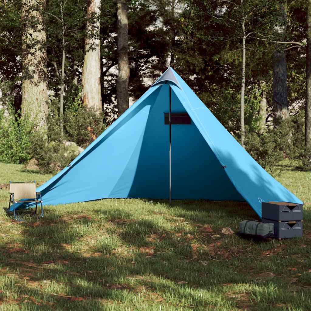 Family Tent Tipi 7-Person Blue Waterproof - Charlotte Dunes