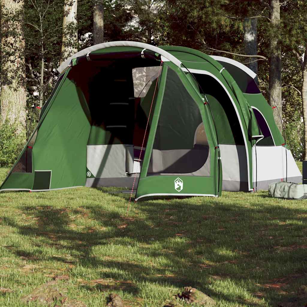 Camping Tent Tunnel 4-Person Green Waterproof - Charlotte Dunes