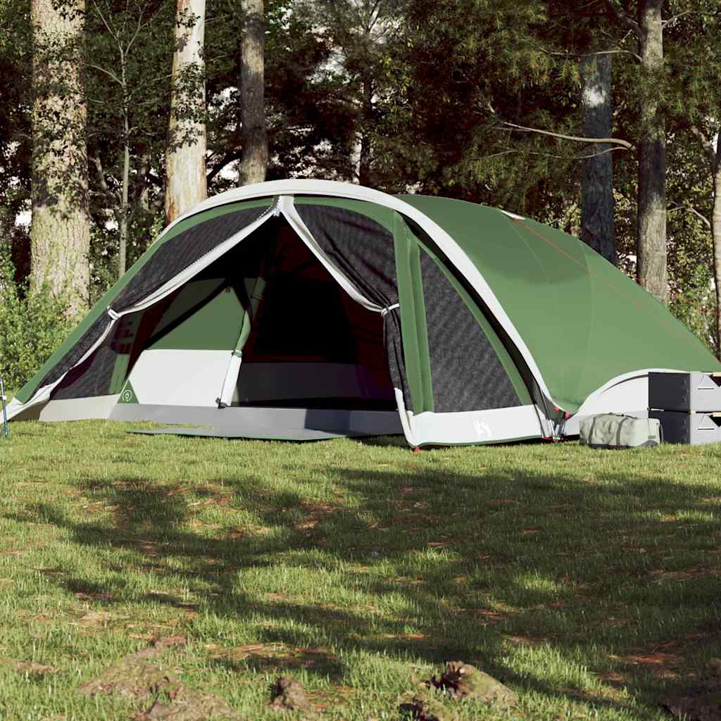 Family Tent Cabin 6-Person Green Waterproof - The Home Maker