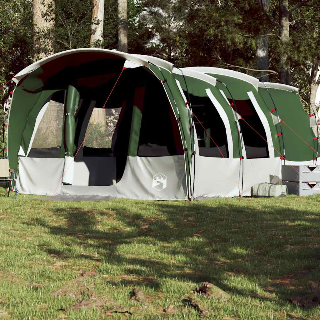 Family Tent Tunnel 8-Person Green Waterproof - Millennium Furniture