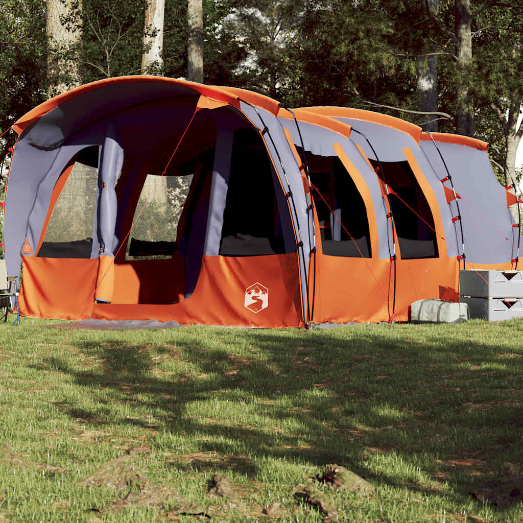 Family Tent Tunnel 8-Person Grey Waterproof - Brittle & Co