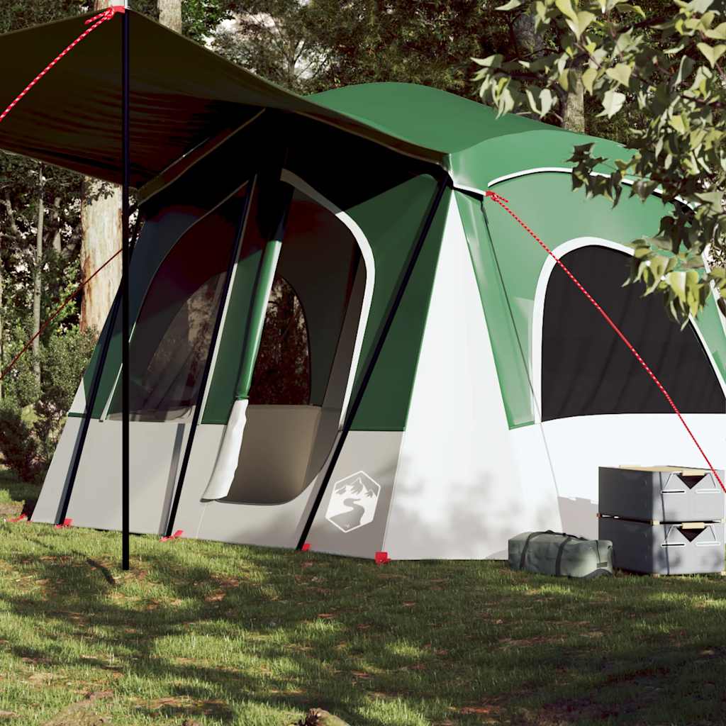 Camping Tent Cabin 5-Person Green Waterproof - Charlotte Dunes