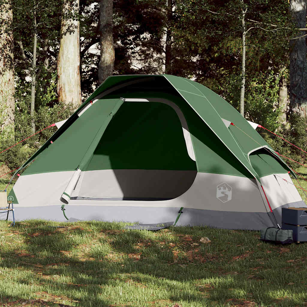 Camping Tent Dome 2-Person Green Waterproof - vid-94773 - Charlotte Dunes