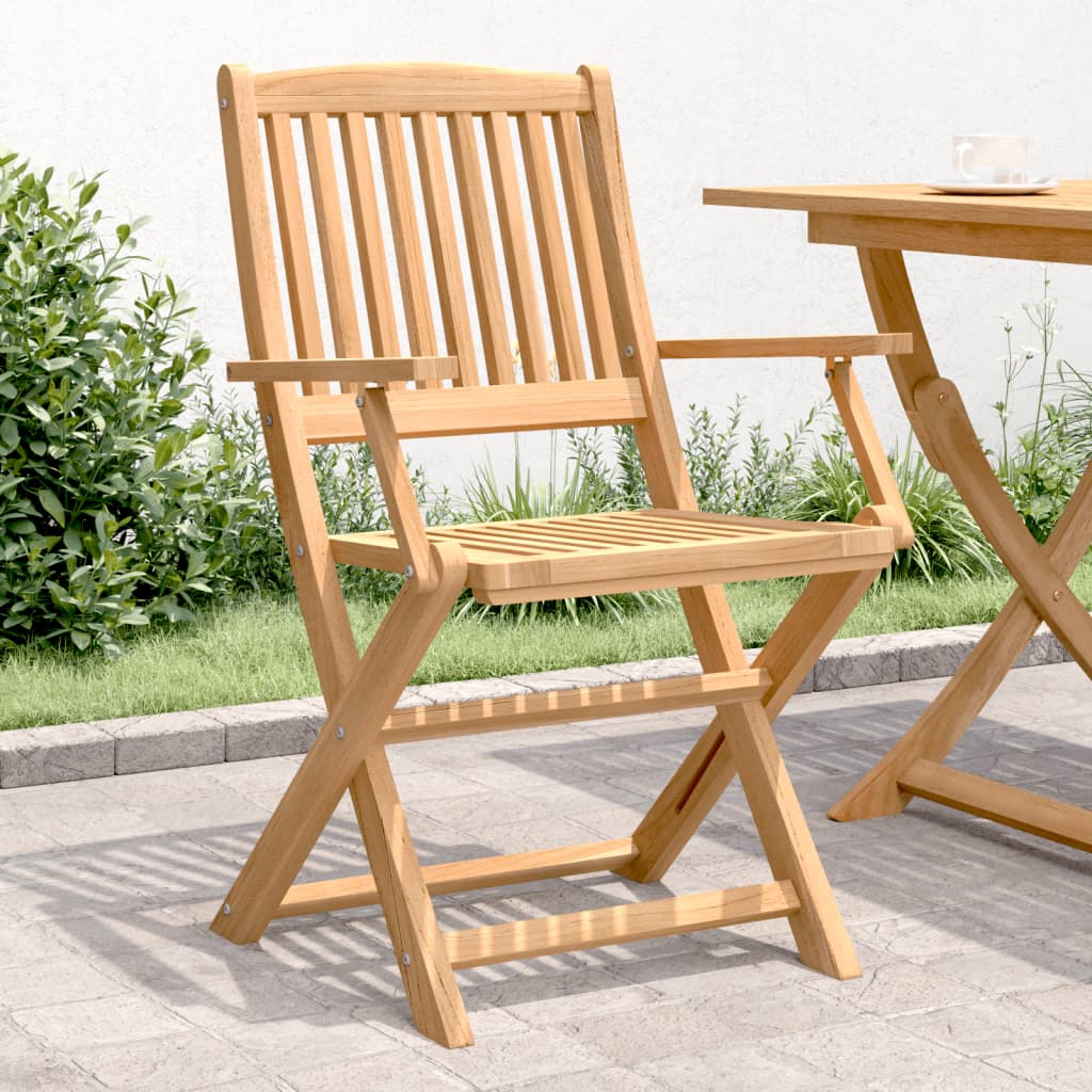 Folding Garden Chairs 4 pcs 57.5x54.5x90 cm Solid Wood Acacia - Style and Chic