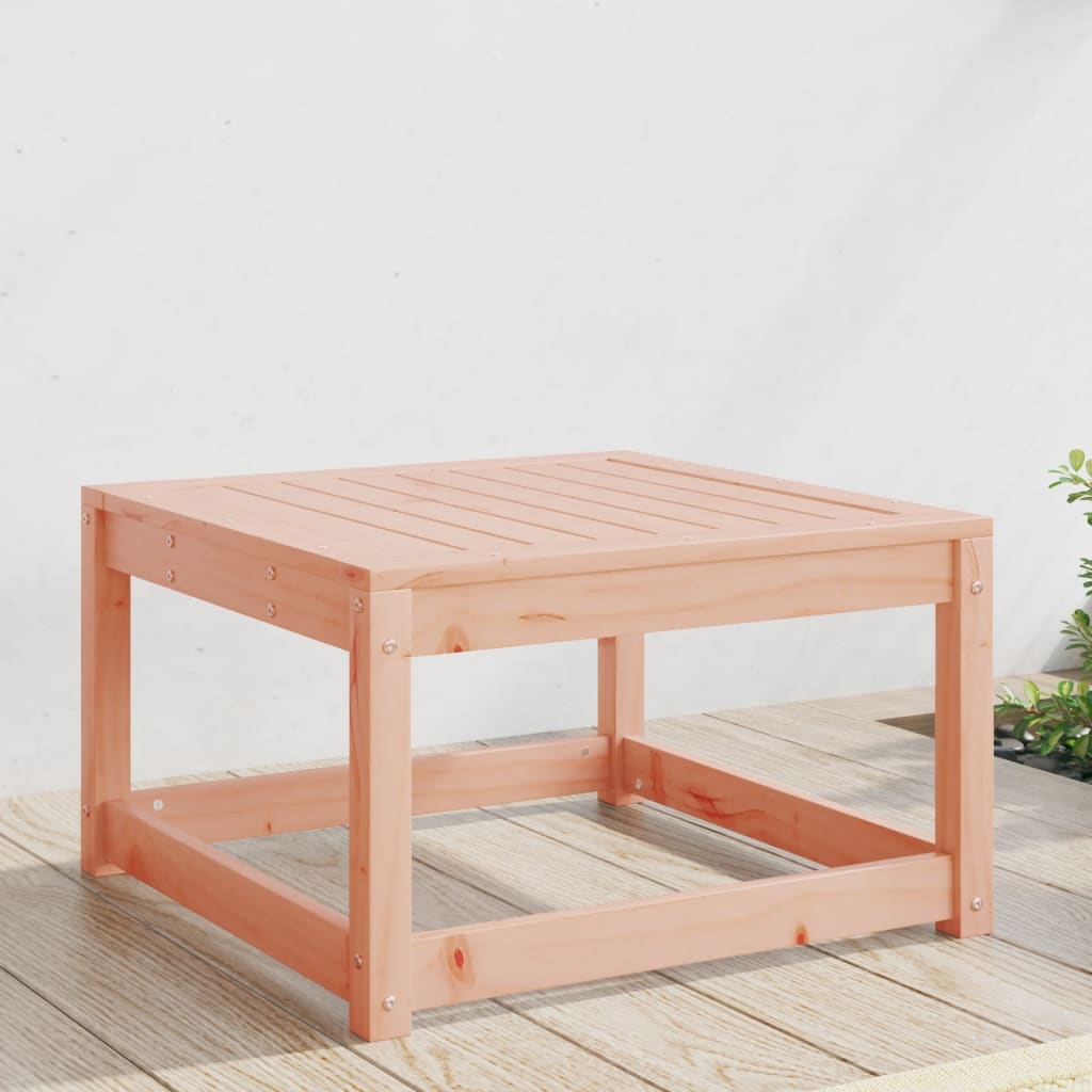 Garden Footstool Solid Wood Douglas - Merkel Designers