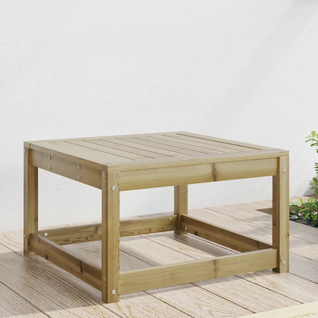 Garden Footstool Impregnated Wood Pine - The Home Maker