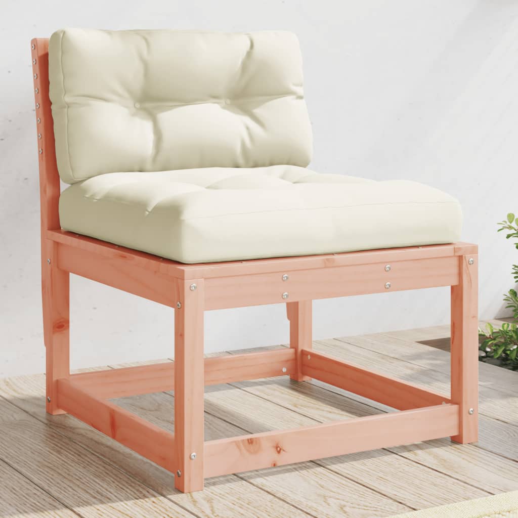 Garden Sofa with Cushions Solid Wood Douglas - Style and Chic
