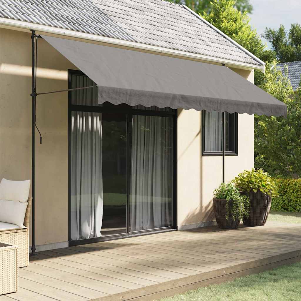 Retractable Awning Anthracite 350x150 cm Fabric and Steel - Style and Chic
