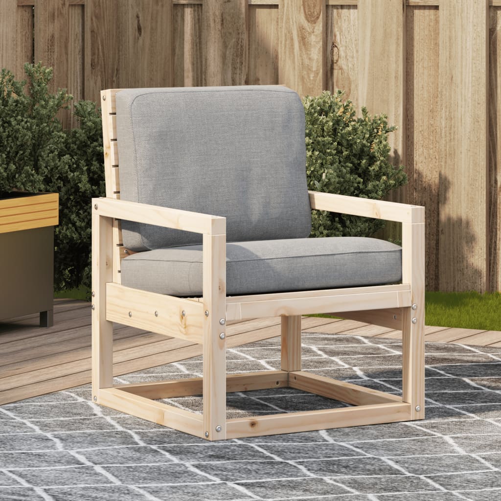 Garden Chair 57.5x63x76 cm Solid Wood Pine - The Home Maker