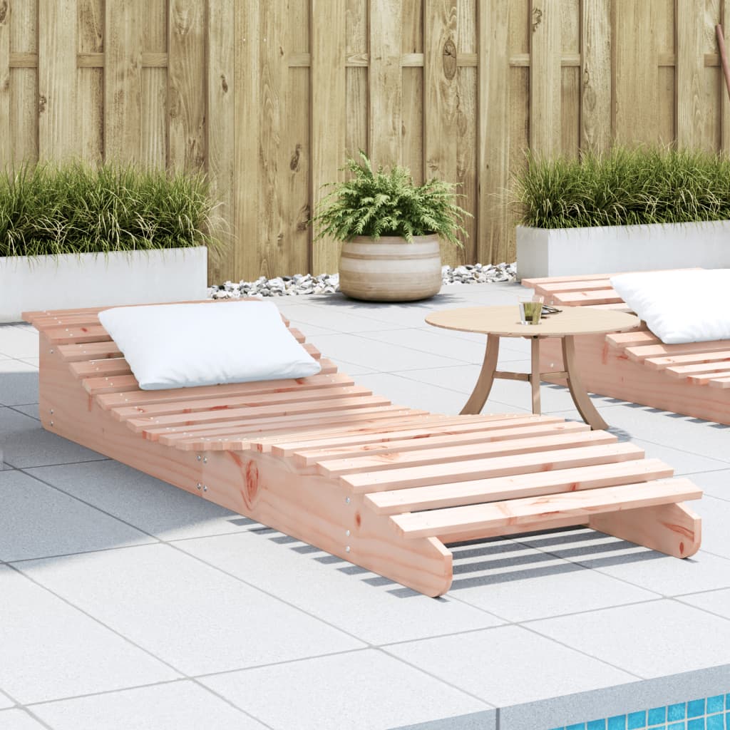Sun Lounger 205x60x31.5 cm Solid Wood Douglas - Merkel Designers