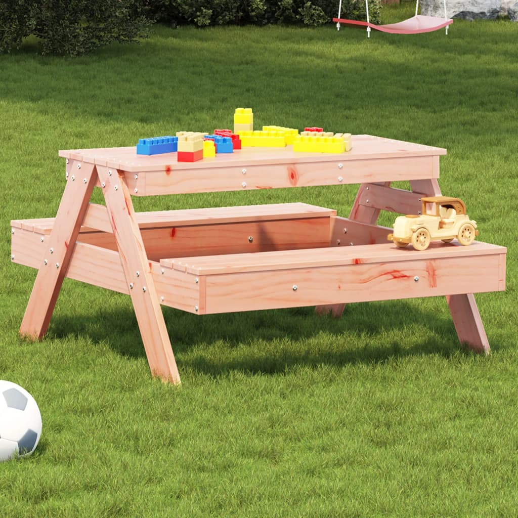 Picnic Table for Kids 88x97x52 cm Solid Wood Douglas - Merkel Designers