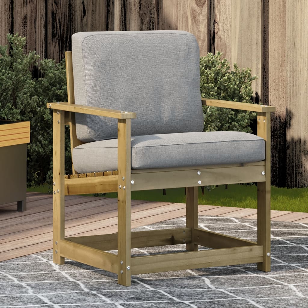 Garden Chair 62x55x77 cm Impregnated Wood Pine - The Home Maker