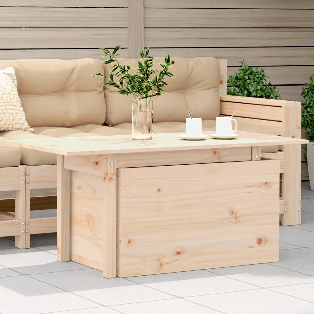 Garden Table 100x50x75 cm Solid Wood Pine - All Things Good