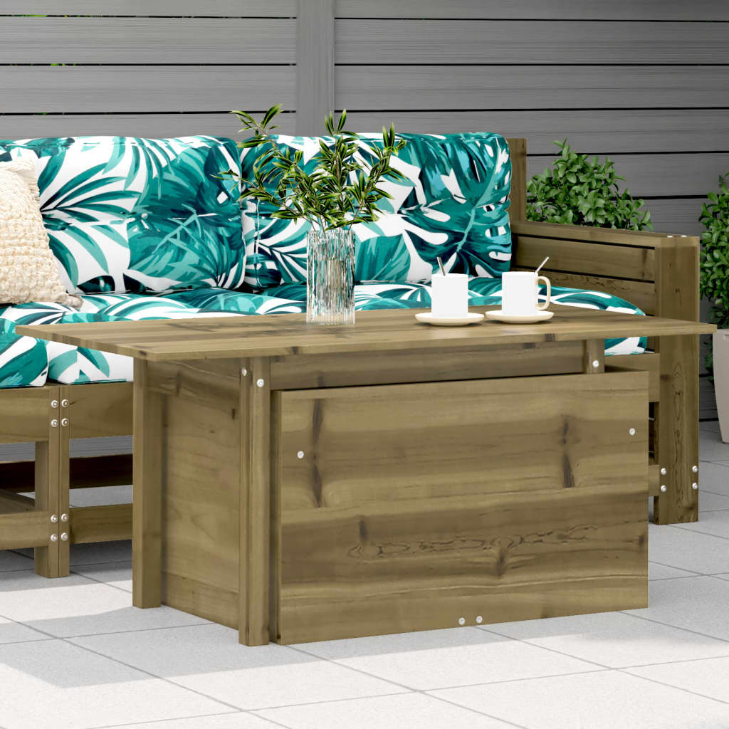 Garden Table 100x50x75 cm Impregnated Wood Pine - Merkel Designers