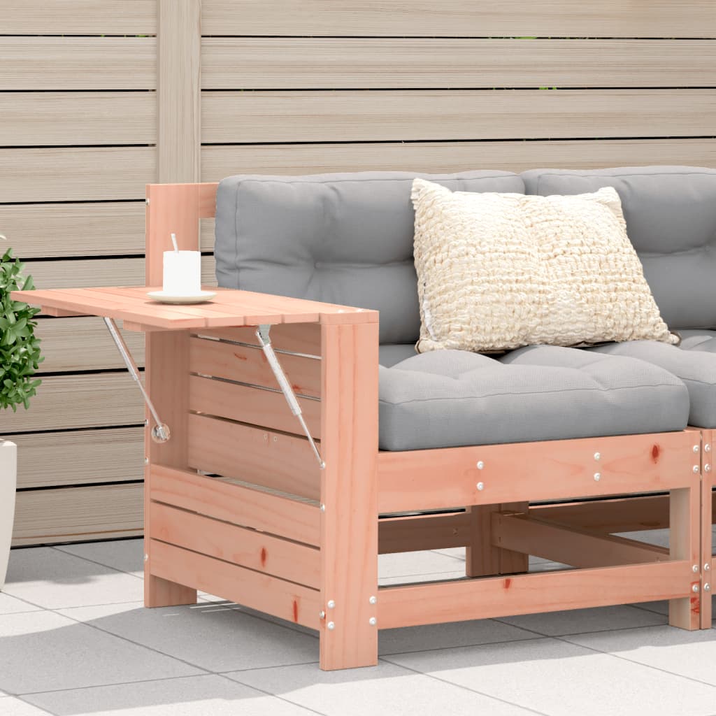 Garden Armrest Sofa with Cushion Solid Wood Douglas - All Things Good