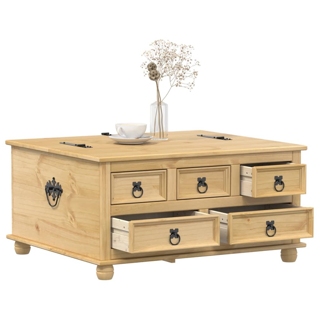Storage Box Corona 90x78x45 cm Solid Wood Pine - Discount Dealers