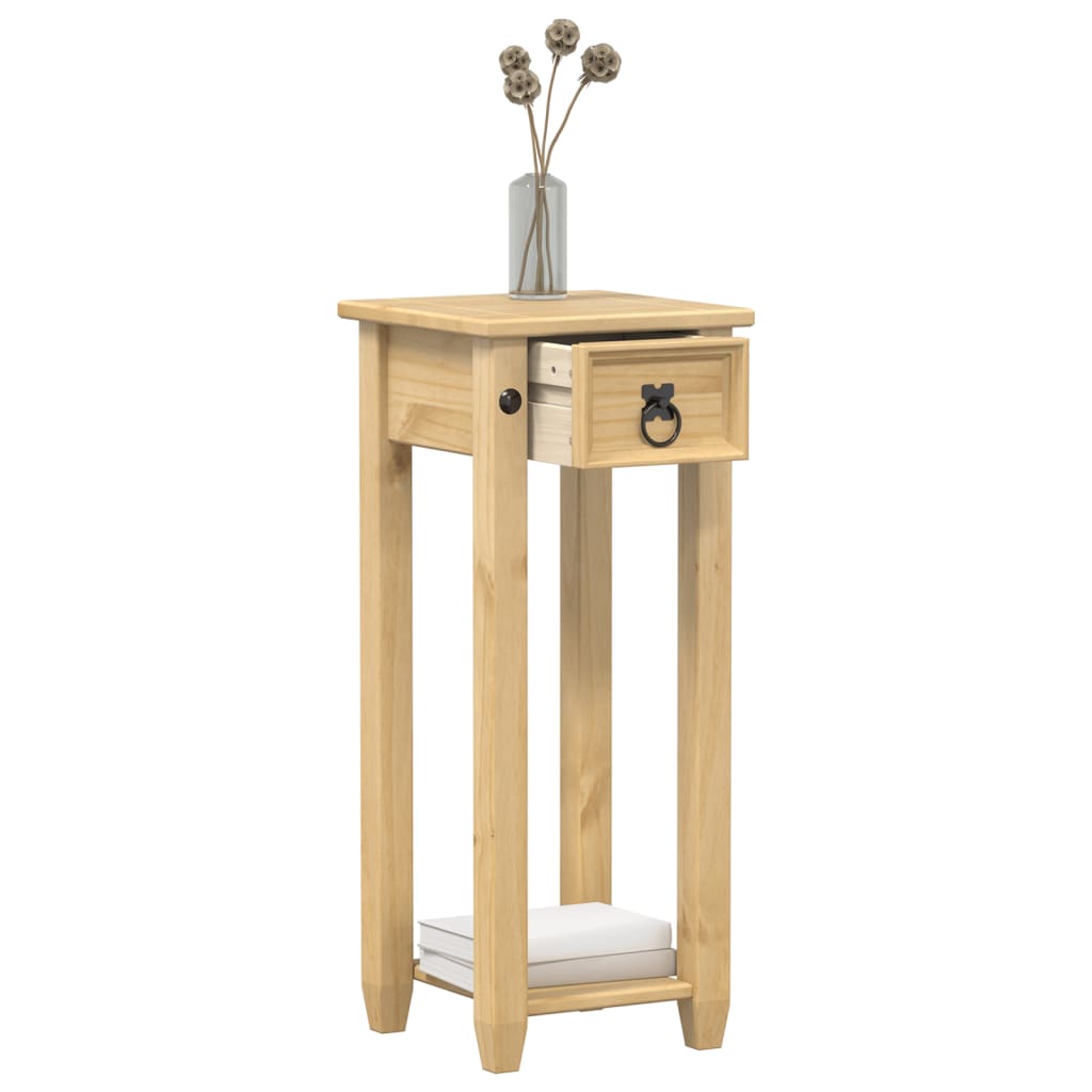 Plant Stand Corona 30x30x73 cm Solid Wood Pine - Decor Base