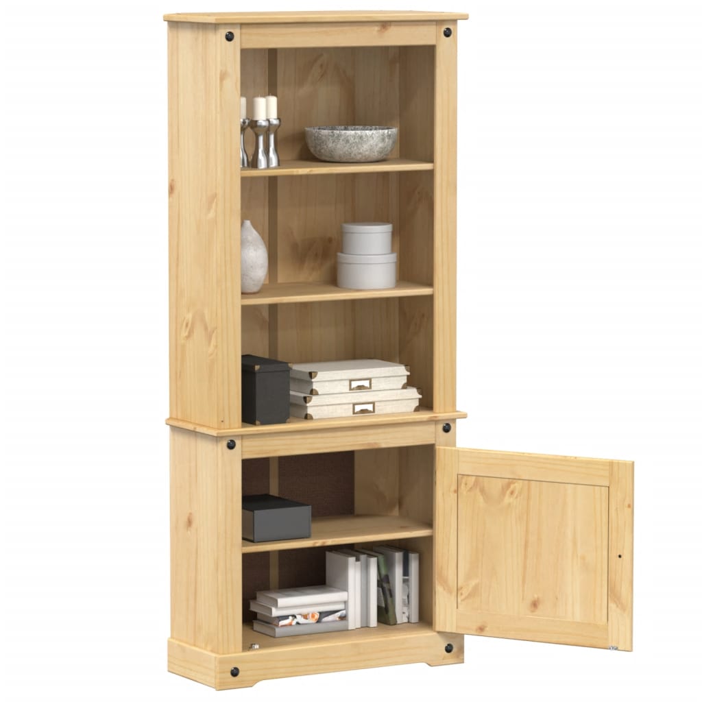 Highboard Corona 74x38x170 cm Solid Wood Pine - Charlotte Dunes