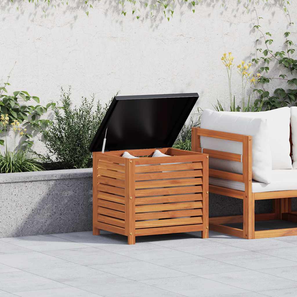 Garden Storage Box 60x50x55 cm Solid Wood Eucalyptus - Design Hut