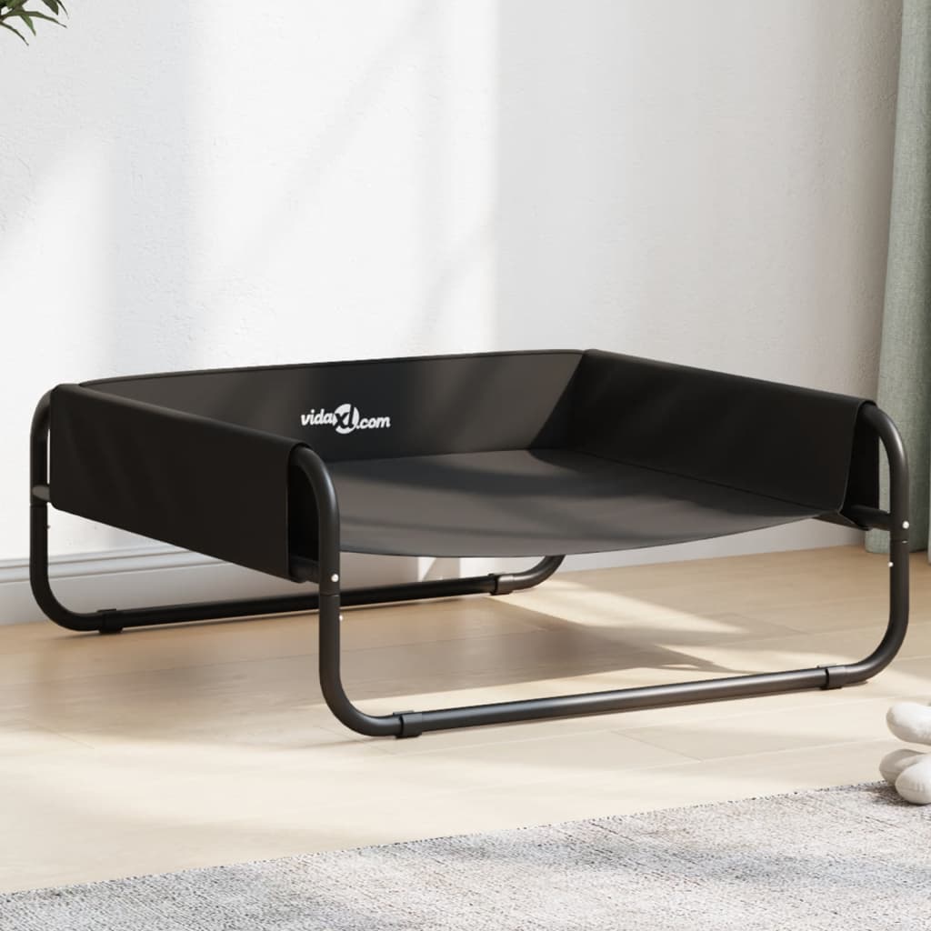 Elevated Dog Bed Anthracite Oxford Fabric and Steel - Direct Imports
