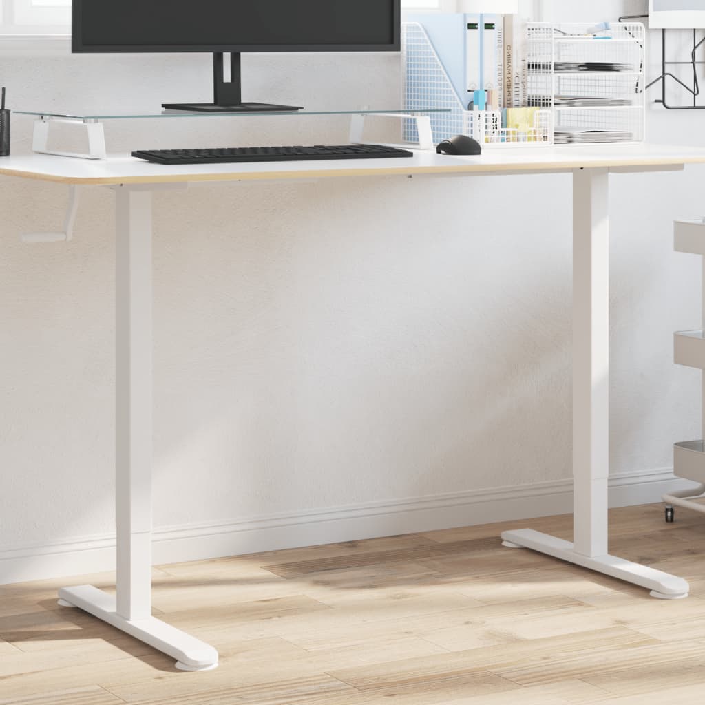 Standing Desk Frame White (94-135)x60x(70-114) cm Steel - All Things Good