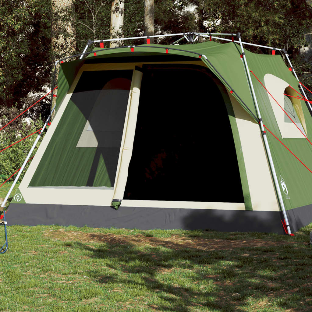 Family Tent Cabin 7-Person Green Quick Release - R and M Furniture