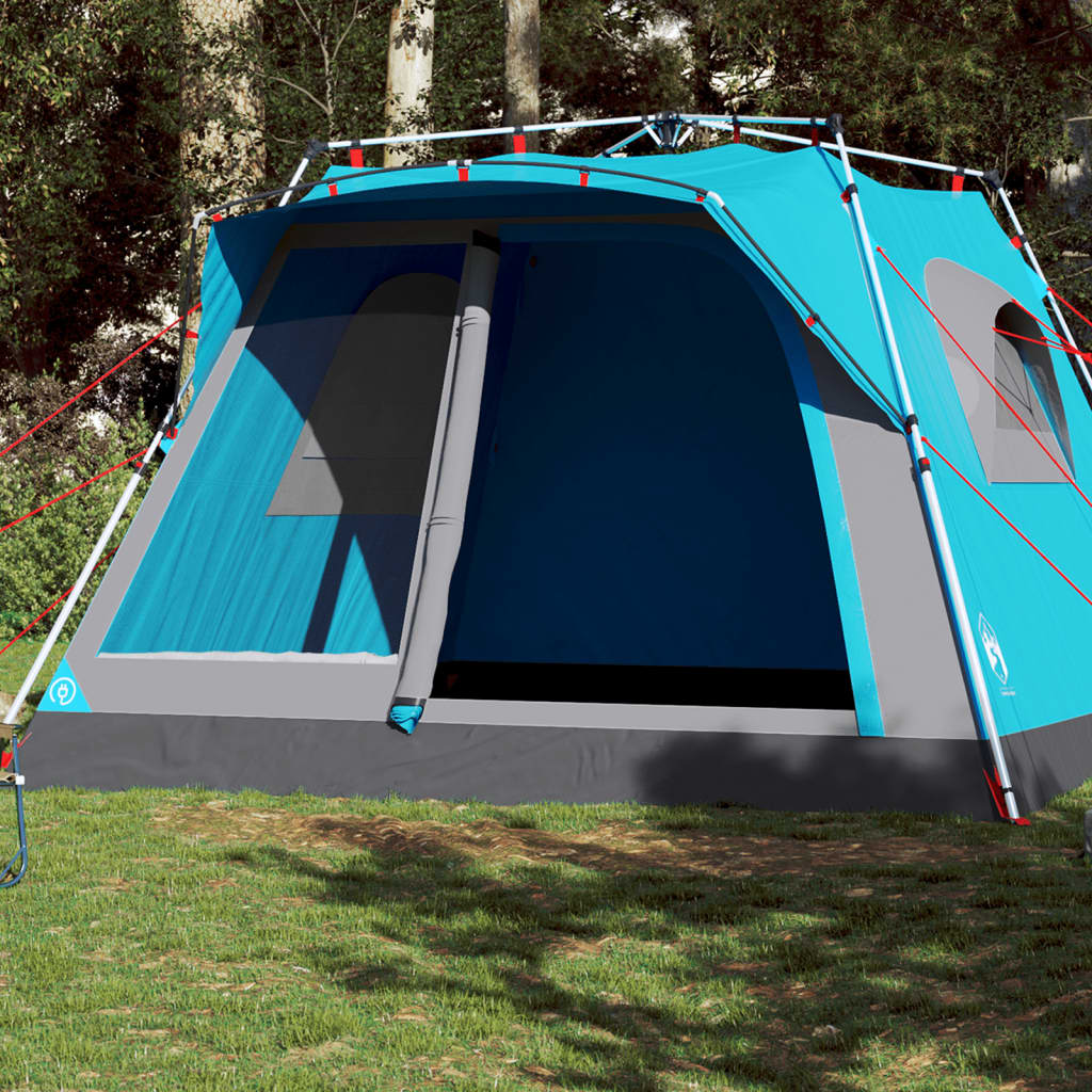 Family Tent Cabin 7-Person Blue Quick Release - Merkel Designers