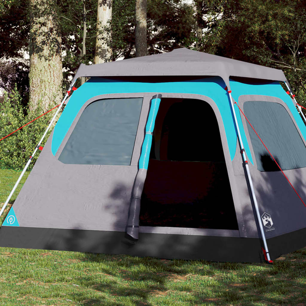 Family Tent Dome 6-Person Blue Quick Release - Brittle & Co