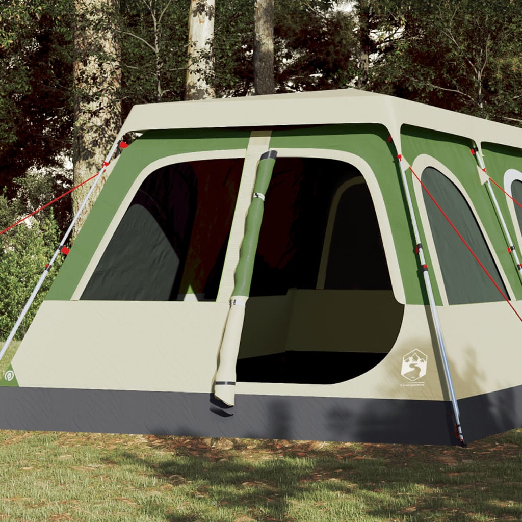 Family Tent Dome 10-Person Green Quick Release - Merlin Deals