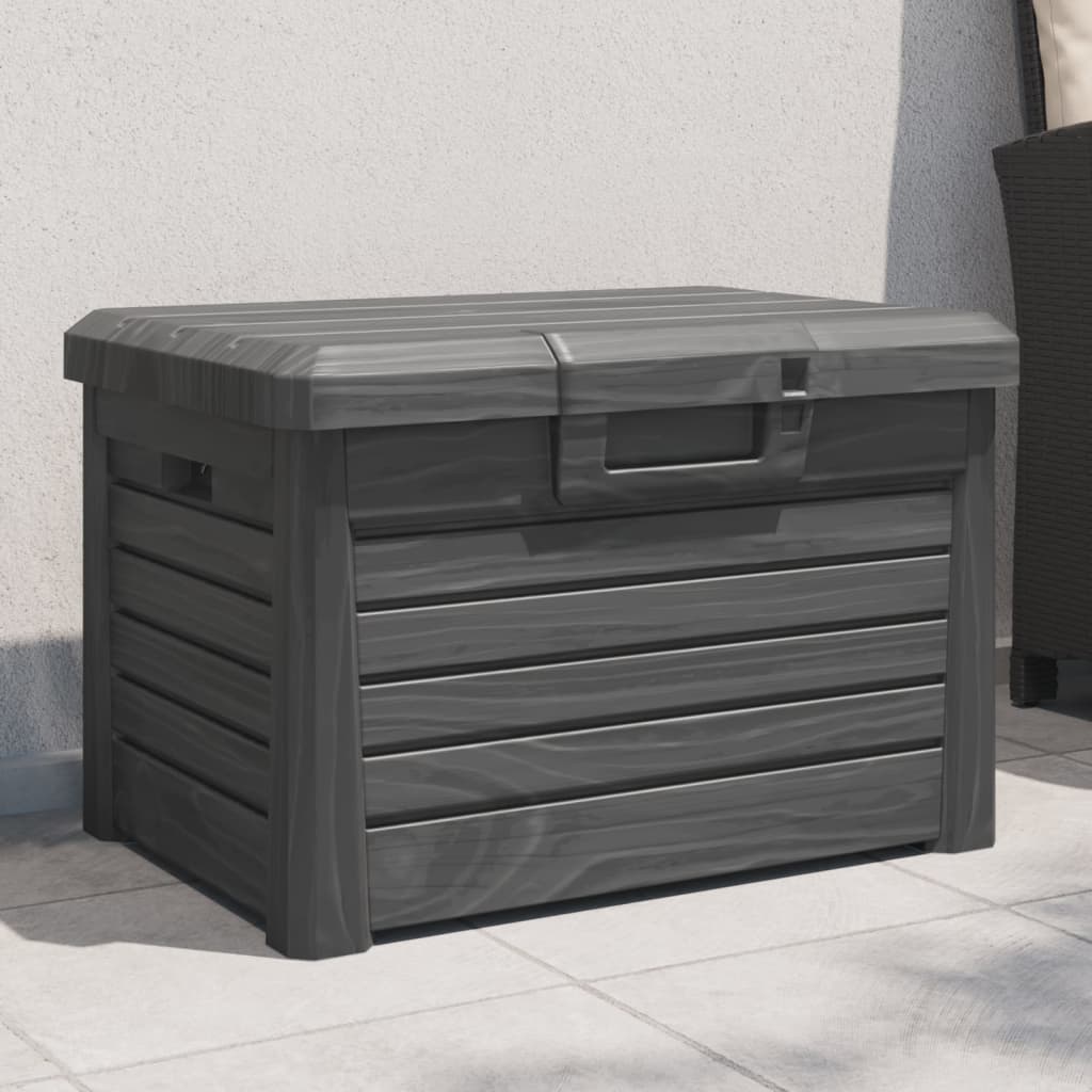 Outdoor Cushion Box Anthracite 73x50.5x46.5 cm Polypropylene - Design Hut