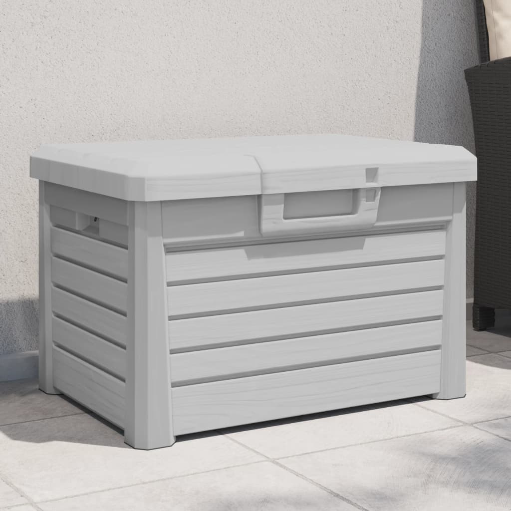 Outdoor Cushion Box Grey 73x50.5x46.5 cm Polypropylene - Design Hut