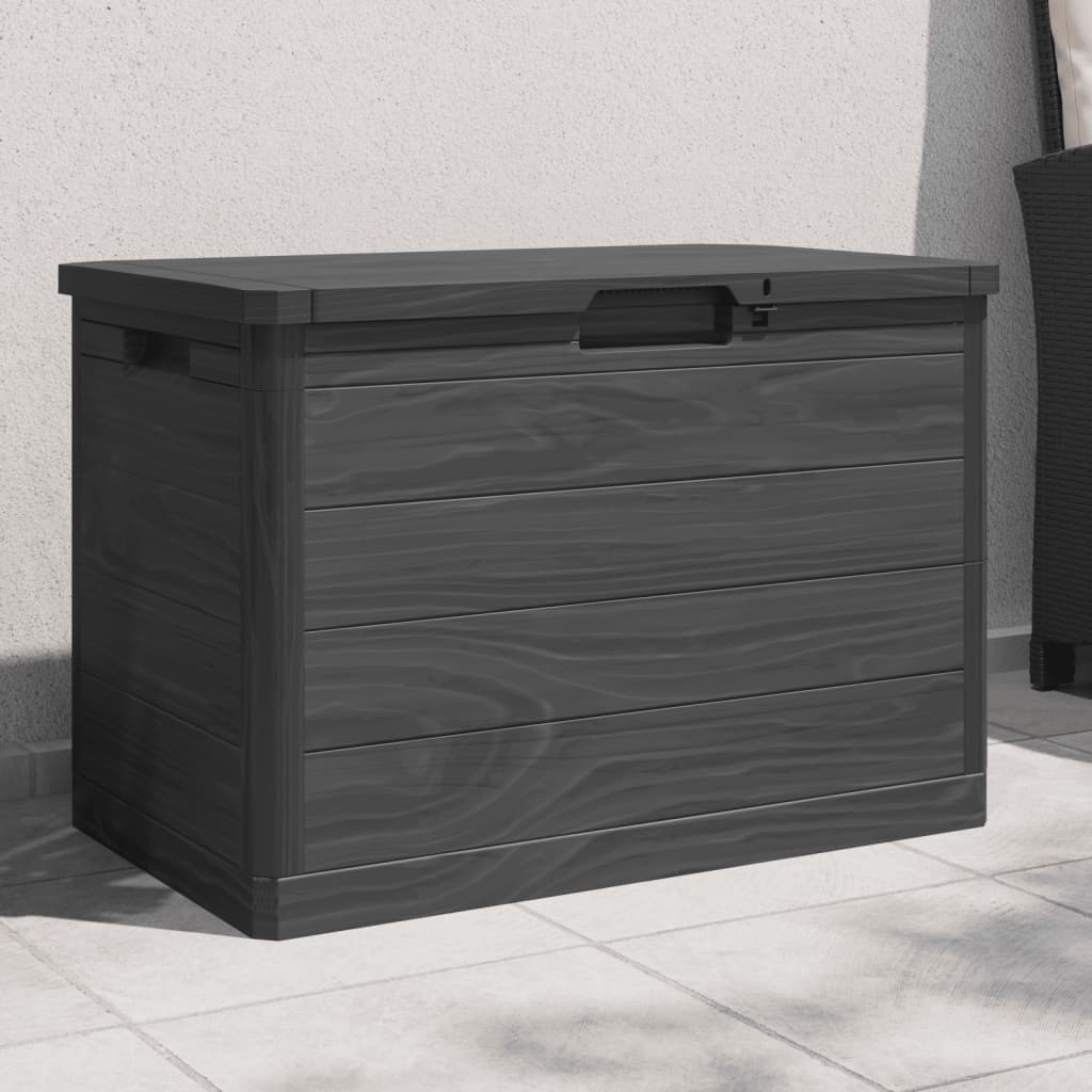 Outdoor Cushion Box Anthracite 77.5x44.5x53 cm Polypropylene - Design Hut