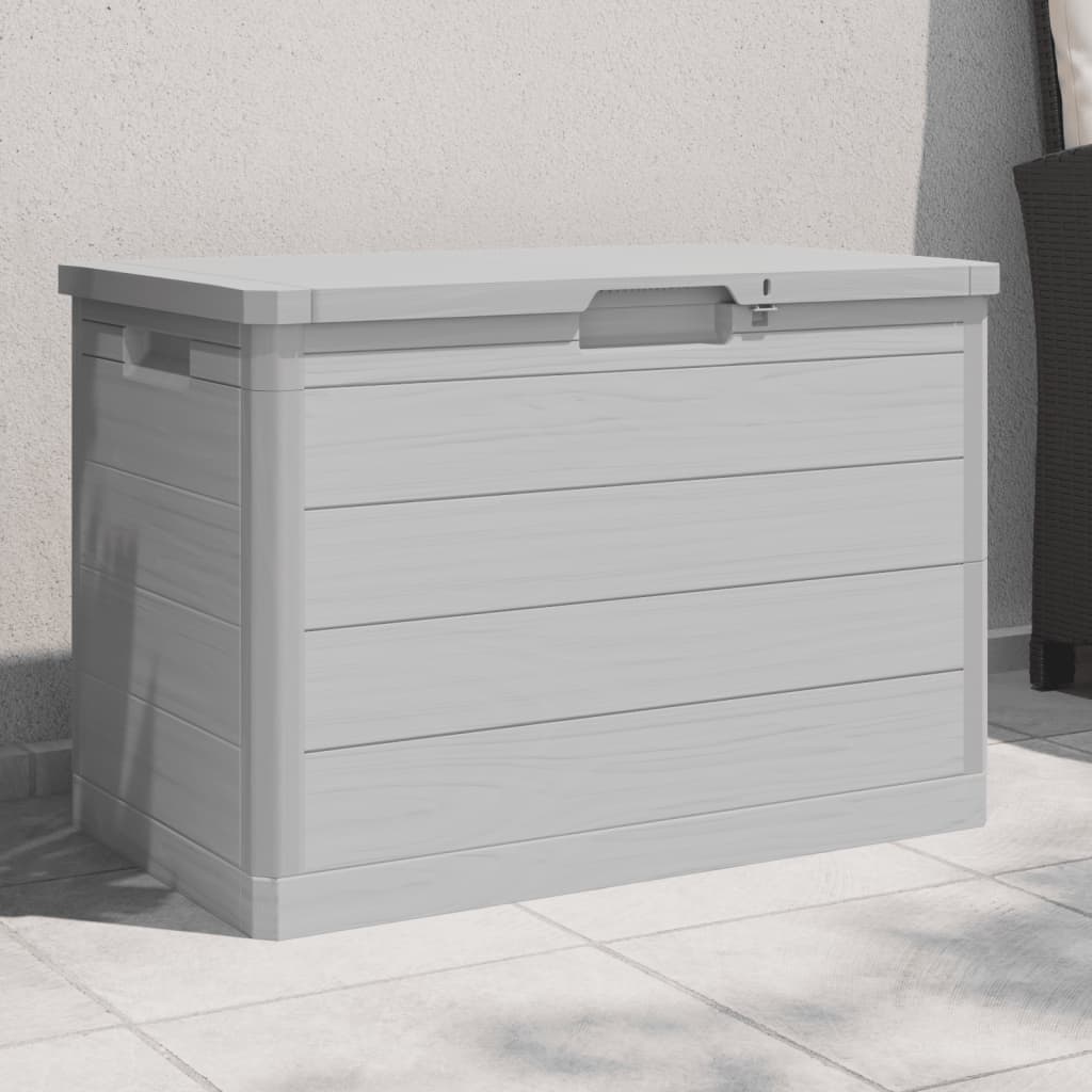 Outdoor Cushion Box Grey 77.5x44.5x53 cm Polypropylene - Design Hut